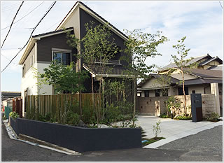 上野芝の住宅